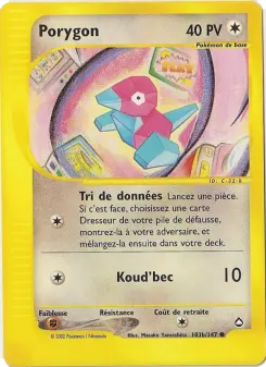 Porygon — carte 103b de l’extension Aquapolis