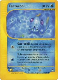 Tentacool — carte 113 de l’extension Aquapolis