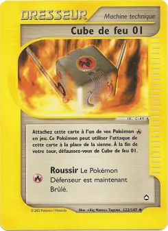 Cube de feu 01 — carte 122 de l’extension Aquapolis