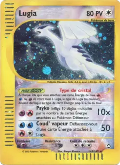 Lugia — carte 149 de l’extension Aquapolis