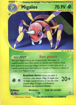 Migalos — carte 3 de l’extension Aquapolis
