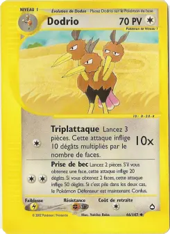 Dodrio — carte 46 de l’extension Aquapolis