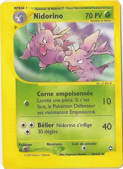 Nidorino — carte 55 de l’extension Aquapolis