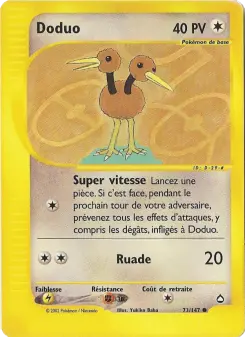 Doduo — carte 73 de l’extension Aquapolis