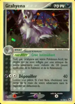 Grahyena — carte 10 de l’extension EX Rubis & Saphir