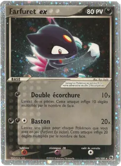 Farfuret ex — carte 103 de l’extension EX Rubis & Saphir
