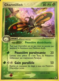 Charmillon — carte 2 de l’extension EX Rubis & Saphir