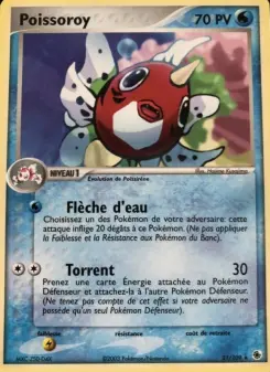 Poissoroy — carte 21 de l’extension EX Rubis & Saphir