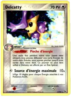 Delcatty — carte 5 de l’extension EX Rubis & Saphir