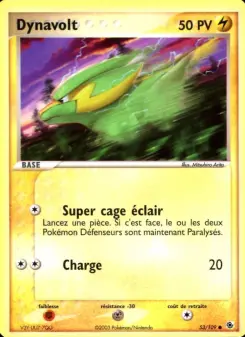 Dynavolt — carte 53 de l’extension EX Rubis & Saphir