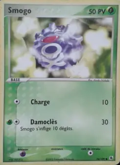 Smogo — carte 54 de l’extension EX Rubis & Saphir