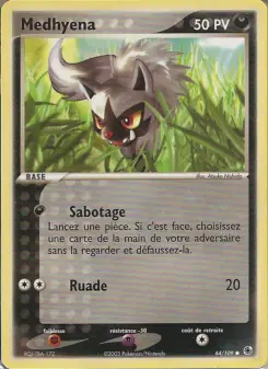 Medhyena — carte 64 de l’extension EX Rubis & Saphir