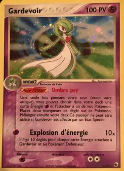 Gardevoir — carte 7 de l’extension EX Rubis & Saphir