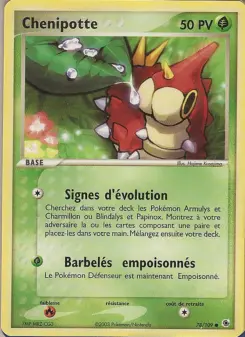 Chenipotte — carte 78 de l’extension EX Rubis & Saphir