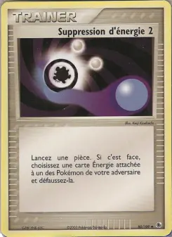 Suppression d'énergie 2 — carte 80 de l’extension EX Rubis & Saphir