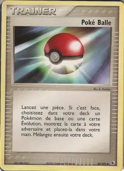 Poké Balle — carte 86 de l’extension EX Rubis & Saphir