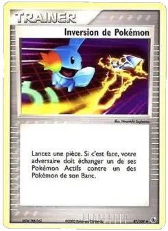 Inversion de Pokémon — carte 87 de l’extension EX Rubis & Saphir