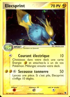 Elecsprint — carte 9 de l’extension EX Rubis & Saphir