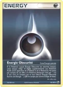Énergie Obscurité — carte 93 de l’extension EX Rubis & Saphir