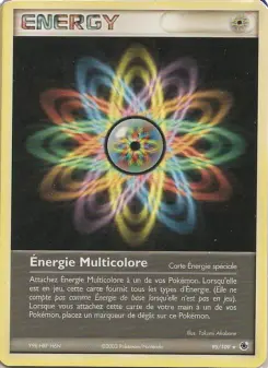 Énergie Multicolore — carte 95 de l’extension EX Rubis & Saphir