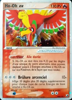 Ho-Oh ex — carte 104 de l’extension EX Forces Cachées