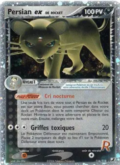 Persian ex de Rocket — carte 116 de l’extension EX Forces Cachées