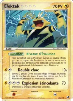 Elektek — carte 22 de l’extension EX Forces Cachées