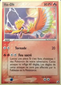 Ho-Oh — carte 27 de l’extension EX Forces Cachées