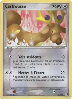 Cerfrousse — carte 32 de l’extension EX Forces Cachées