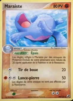 Maraiste — carte 44 de l’extension EX Forces Cachées