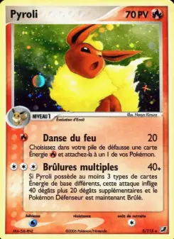 Pyroli — carte 5 de l’extension EX Forces Cachées