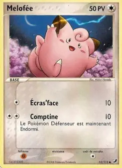 Melofée — carte 53 de l’extension EX Forces Cachées