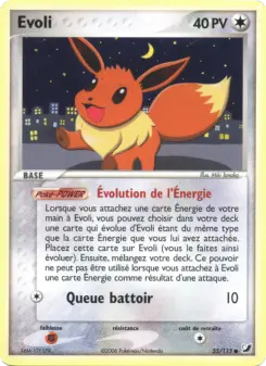Evoli — carte 55 de l’extension EX Forces Cachées