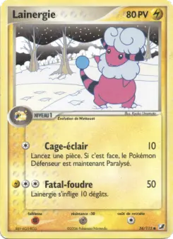 Lainergie — carte 56 de l’extension EX Forces Cachées