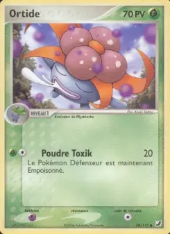 Ortide — carte 58 de l’extension EX Forces Cachées