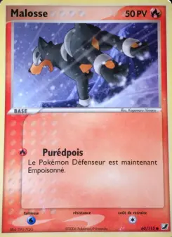 Malosse — carte 60 de l’extension EX Forces Cachées