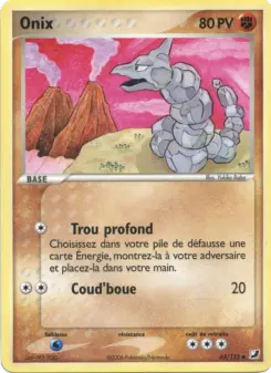 Onix — carte 65 de l’extension EX Forces Cachées