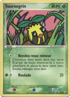 Tournegrin — carte 76 de l’extension EX Forces Cachées