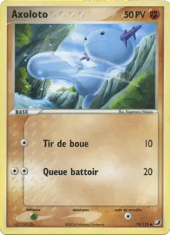Axoloto — carte 79 de l’extension EX Forces Cachées