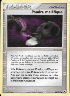 Poudre maléfique — carte 80 de l’extension EX Forces Cachées
