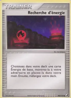Recherche d'énergie — carte 94 de l’extension EX Forces Cachées