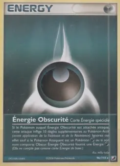 Énergie Obscurité — carte 96 de l’extension EX Forces Cachées
