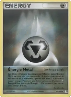 Énergie Métal — carte 107 de l’extension EX Espèces Delta