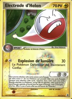 Electrode d'Holon — carte 21 de l’extension EX Espèces Delta