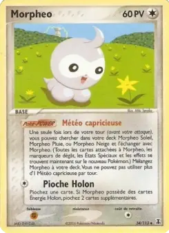 Morpheo — carte 34 de l’extension EX Espèces Delta