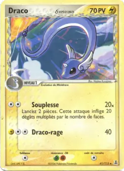 Draco δ — carte 41 de l’extension EX Espèces Delta