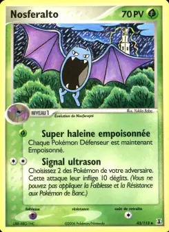 Nosferalto — carte 43 de l’extension EX Espèces Delta