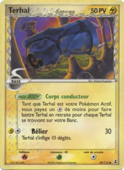 Terhal δ — carte 59 de l’extension EX Espèces Delta