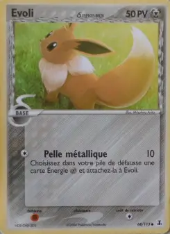 Evoli δ — carte 68 de l’extension EX Espèces Delta