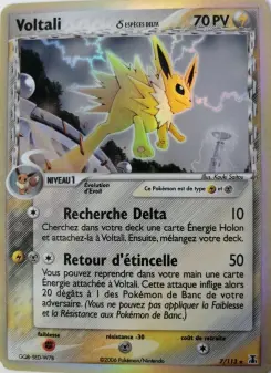 Voltali δ — carte 7 de l’extension EX Espèces Delta